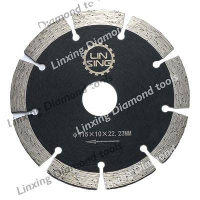 140 Dentes Disco de corte segmentado de diamante de grau industrial para betão prensado a frio