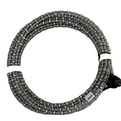 8Serra de arame de diamante de plástico sinterizado de 8 mm para corte de blocos de granito de alta precisão