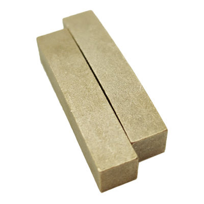 Mistura de corte de mármore 40 * 8 * 8mm segmento de sanduíche de diamante com cor amarela no México