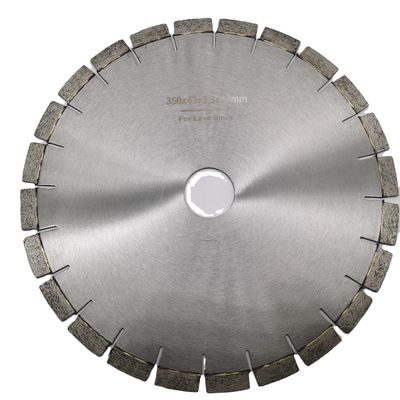 Boa resistência ao desgaste Lâmina de serra de diamante U de 350 mm para corte de granito