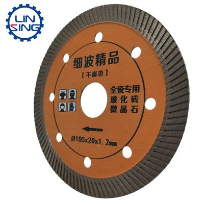 Disco de corte de aço de alta velocidade e lâmina de diamante personalizado para cortar pedra de concreto de tijolo