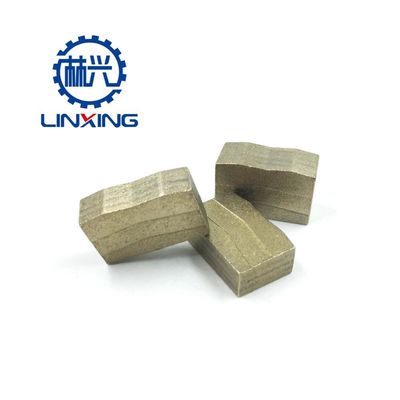 LINXING Segmentos de diamante para corte de granito 900 mm-4200 mm e forma de segmento mais afiada