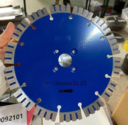 Disco de cortador de lâmina de diamante de 180 mm revestido com Ti para acabamento de pedra vulcânica no México