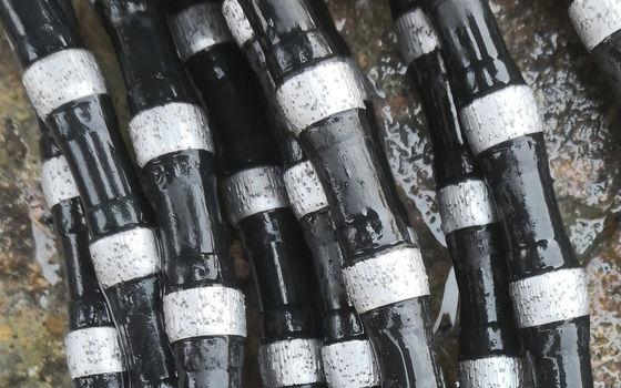 11.5mm Borracha Primavera Diamante Serra de arame para extração de minério de mármore Corte de contas de diamante corda