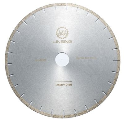 Disco de corte de diamante de mármore de pedra do Paquistão 450mm cortador de ranhura em U 40*5.0*10mm nitidez
