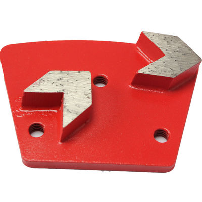 Metal Bond Diamond Polishing Segmentos de flecha dupla para betão polindo Grit 80