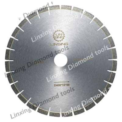 Ferramentas de diamante para cortar azulejos de disco de granito Tamanho do segmento 40*3,2*15mm Diâmetro 350mm