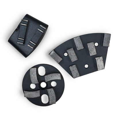 Metal Bond Diamond Polishing Segmentos de flecha dupla para betão polindo Grit 80