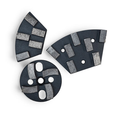 Metal Bond Diamond Polishing Segmentos de flecha dupla para betão polindo Grit 80