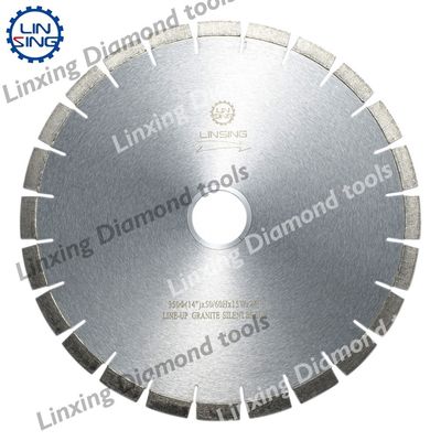 Ferramentas de diamante para cortar azulejos de disco de granito Tamanho do segmento 40*3,2*15mm Diâmetro 350mm