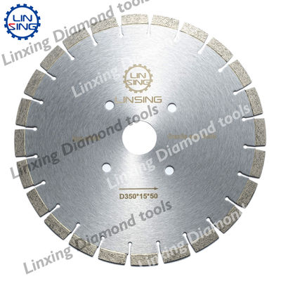 Ferramentas de diamante para cortar azulejos de disco de granito Tamanho do segmento 40*3,2*15mm Diâmetro 350mm