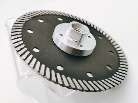 Lâmina de serra de diamante Turbo fina contínua de 115 mm para aplicações de corte e moagem