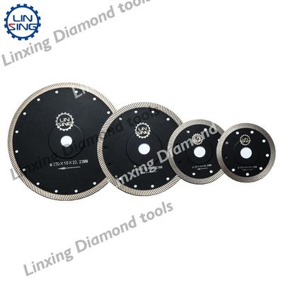 Disco de corte de diamante de 230 mm Ferramentas de corte fino Turbo segmentadas lâmina de serra de diamante 4' 5' 7