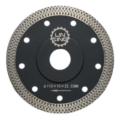115 mm malha Turbo disco fino de porcelana Cerâmica Ferramentas de diamante de corte de disco de corte de lâmina 20
