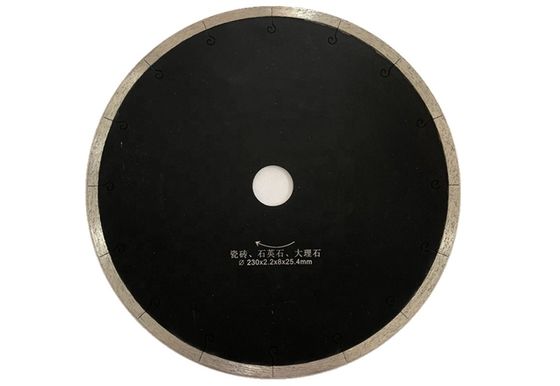 Cores personalizadas Lâmina de serra de gancho de peixe de 350 mm para corte de borda de azulejos de porcelana Cerâmica