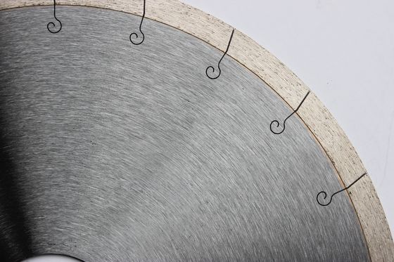 Cores personalizadas Lâmina de serra de gancho de peixe de 350 mm para corte de borda de azulejos de porcelana Cerâmica