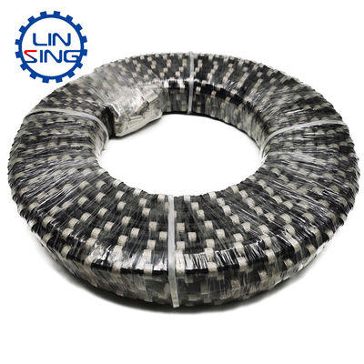 D8.5-11.5 mm Corda de serra de arame de diamante para betão, granito, mármore, arenito, pedras/M 40