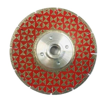 Disco de corte de mármore eletroplacado de 180 mm com flange M14 e suporte OEM personalizado