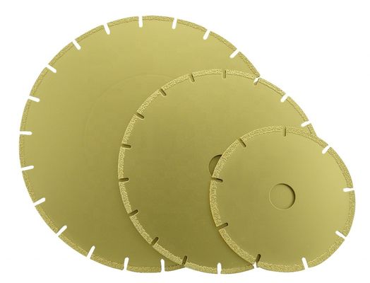 230 mm de corte e polir de mármore de vácuo Brazed Saw Blade com acabamento revestido de Ti