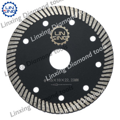 20mm/22.23mm Arbor Turbo Mesh Diamond Saw Blade para corte de azulejos cerâmicos pedra de mármore