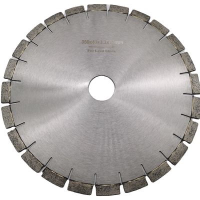 Disco de cortador de lâmina de serra de diamante de arenito de 350 mm para corte de pedra vulcânica de lava no México