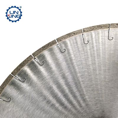 Disco de corte de gancho de peixe de mármore de 14 'Diamante Pulverizador de Metal Saw Blade para corte de cerâmica