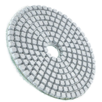 Pad de polimento de diamantes úmidos de 100 mm para granito, mármore, quartzo e pedra 7 peças