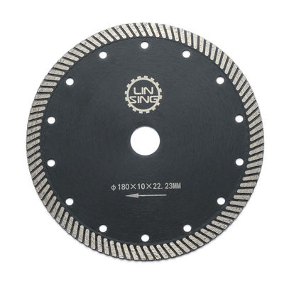 Lâmina de serra de 180 mm Turbo Diamond para cortar e moer ferramentas em azulejos de mármore de cerâmica