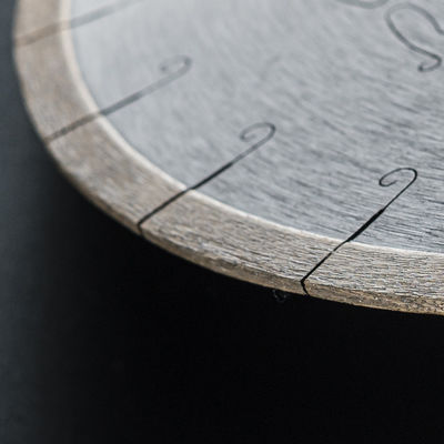 Blade de diamante de corte de mármore com material de aço de 65 Mn e eficiência