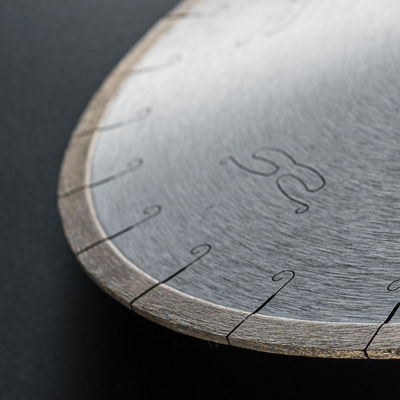 Blade de diamante de corte de mármore com material de aço de 65 Mn e eficiência