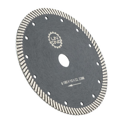 Lâmina de serra de 180 mm Turbo Diamond para cortar e moer ferramentas em azulejos de mármore de cerâmica