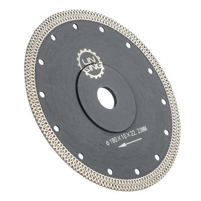 Lâmina de serra de 180 mm Turbo Diamond para cortar e moer ferramentas em azulejos de mármore de cerâmica