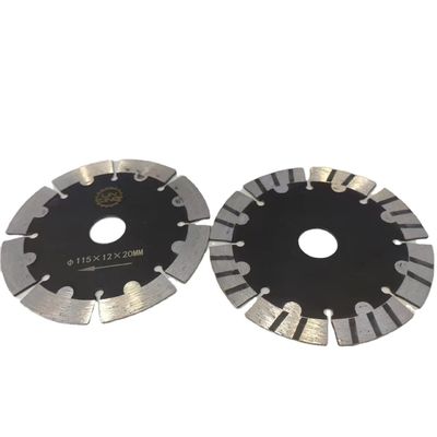 Diâmetro 115mm Turbo Segmentado Dentes Cutter Disco para mármore Granito tijolo Asfalto Bordada