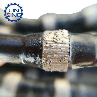 25-35m/S Velocidade da linha D11.5MM Serra de fio de diamante para eficiência de corte de concreto reforçado