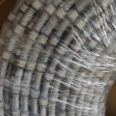8.3mm Diamond Profiling Wire Rope para o corte quadrado de granito e mármore