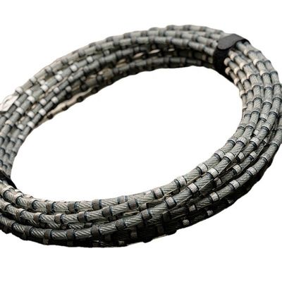Pedra de corte Diamond Wire Saw com 11,0mm Diâmetro de contas e 37pcs contas por metro