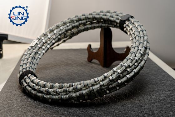 8Serra de arame de diamante de plástico sinterizado de 8 mm para corte de blocos de granito de alta precisão