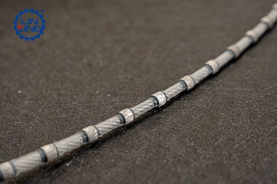 8Serra de arame de diamante de plástico sinterizado de 8 mm para corte de blocos de granito de alta precisão