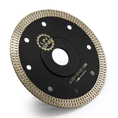 Dentes de disco de corte revestido com diamantes de cor personalizada 140 para corte e moagem de pedra