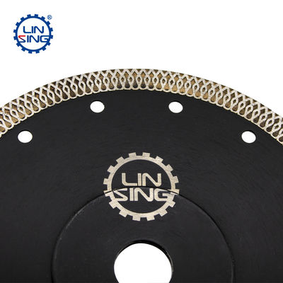 Dentes de disco de corte revestido com diamantes de cor personalizada 140 para corte e moagem de pedra