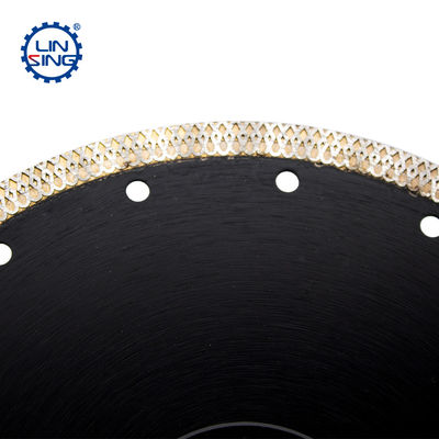 Dentes de disco de corte revestido com diamantes de cor personalizada 140 para corte e moagem de pedra