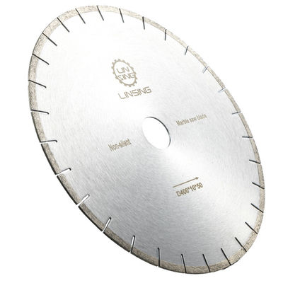 10mm Arbor Dia 14 " 350mm Silent Diamond circular Saw Blade para corte e arranque de borda de laje de pedra de granito de mármore