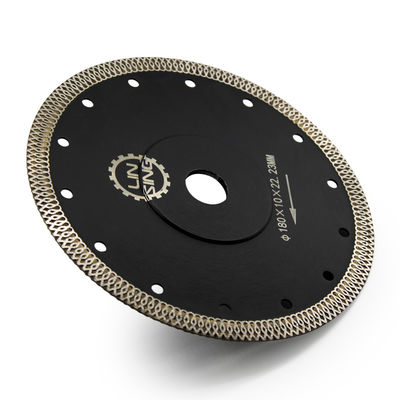 Corte seca molhada lâmina de serra circular de diamante 115mm 10 dentes por polegada para malha de porcelana