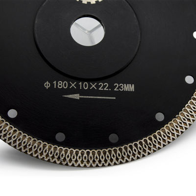 Corte seca molhada lâmina de serra circular de diamante 115mm 10 dentes por polegada para malha de porcelana