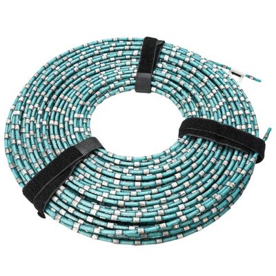 ODM suportado 7.3mm sinterizado de contas de plástico diamante serrada de arame para cortar blocos de granito