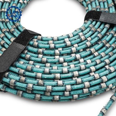 ODM suportado 7.3mm sinterizado de contas de plástico diamante serrada de arame para cortar blocos de granito