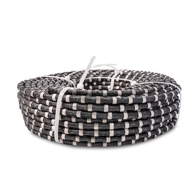 11.5 mm Serra de fio de diamante para extração de granito Velocidade de corte 10-30 m2/h Duração de vida 20-40 m2/h