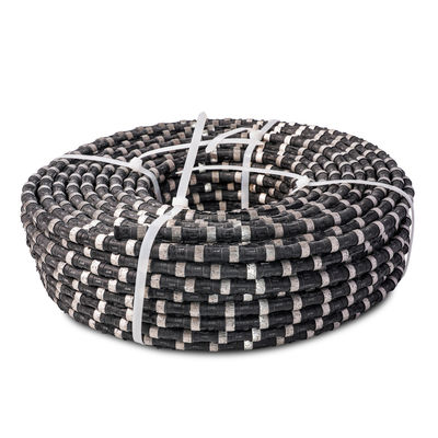 11.5 mm Serra de fio de diamante para extração de granito Velocidade de corte 10-30 m2/h Duração de vida 20-40 m2/h