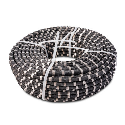 11.5 mm Serra de fio de diamante para extração de granito Velocidade de corte 10-30 m2/h Duração de vida 20-40 m2/h