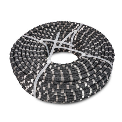 11.5 mm Serra de fio de diamante para extração de granito Velocidade de corte 10-30 m2/h Duração de vida 20-40 m2/h